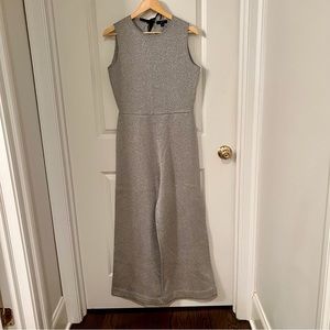 J. Crew Silver Sparkle Jumpsuit